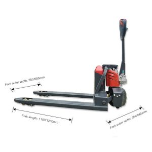 1.5T 3300lbs Lithium battery Powered Electric Pallet Truck