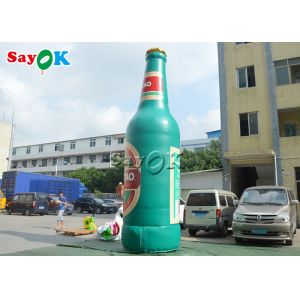 Custom PVC Advertising Inflatable Beer Wine Bottle Model