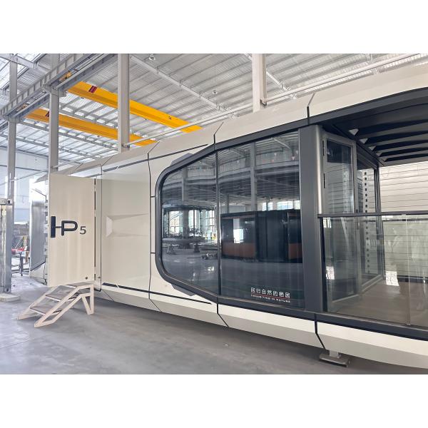 Hotel Various Prefab Tiny Camping Unique Capsule Mobile Home Product Fabricated with Steel Sandwich Panel Main Structure