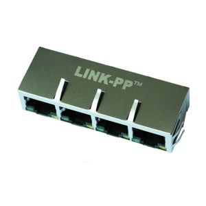 J0N-0012NL Rj45 POE Connector 1X4 Stack Port Gigabyte Magjack