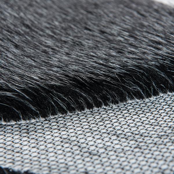 70-80mm Pile Length Acrylic Hair Tippy Dyeing Synthetic Fur Fabric for Winter Coat