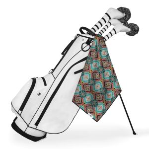 OEM Stock Microfiber Golf Towels Wholesale Custom Print Microfiber Golf Ball