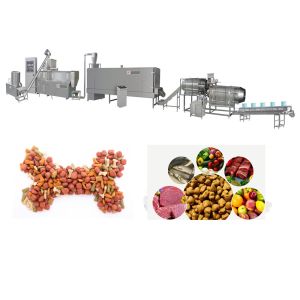 Automatic Dog Cat Pet Food Production Line Made Of Stainless Steel 304 With