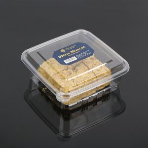 High quality hot disposable plastic transparent PET packaging cake,Disposable