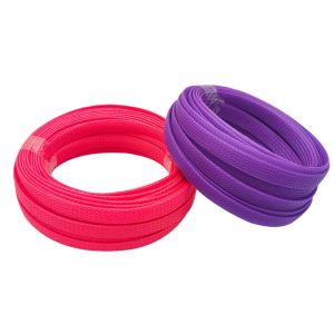 Pattern Nylon braided sleeve Electrical wire protective expandable polyester