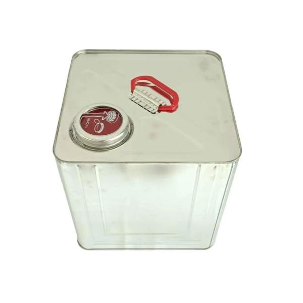 10L Rectangular Tight Head Pail Metal Square Empty Tin Cans For Diluter And