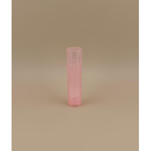 Customized Plastic Small Smooth Clear Pink Lip Balm Packaging for Lipsticks