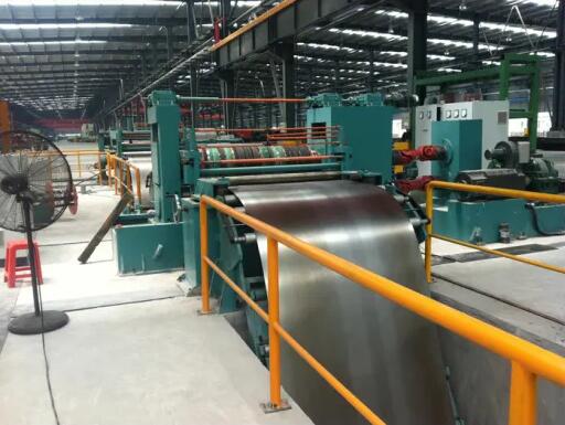 Colored Steel Coil Slitting Line Thickness 0.3 - 3mm 100 M Every Minute