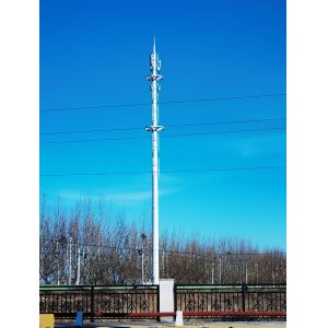 Simple Structure Monopole Communication Tower Convenient Installation And Use