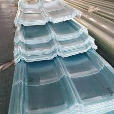 Buy Customized FRP Daylighting Tile Translucent Roofing Sheets Impact Resistance at wholesale prices