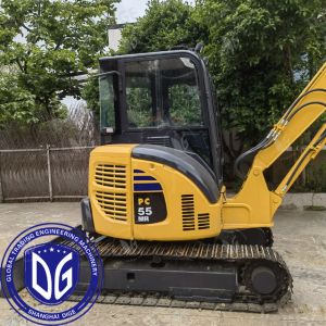 Resilient construction USED PC55 excavator with Advanced hydraulic systems