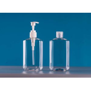 130ml PET Clear Plastic Bottles Cosmetic Packaging Lotion