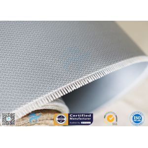Gray Color 260℃ Alkali Free 4H Stain Weave 590g Silicone Coated Fiberglass