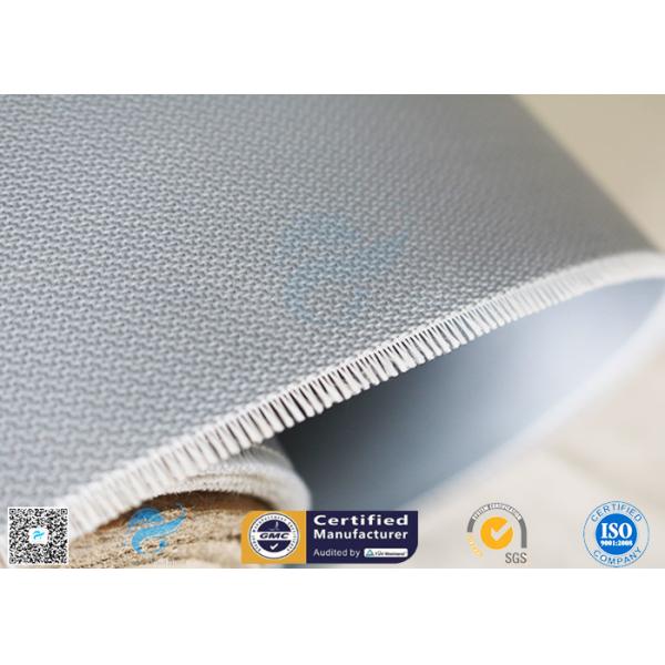 Gray Color 260℃ Alkali Free 4H Stain Weave 590g Silicone Coated Fiberglass