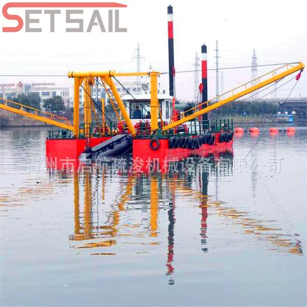 Double Diesel Engine River Sand Dredger with ISO Certification