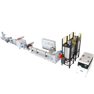 China 110kw PET One Screw Plastic Pet Bottle Recycling Machine on sale