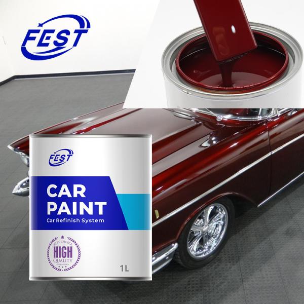 High Quality 1K Car Touch up Paint Basecoat Colors Paint Red Car Paint Best Auto