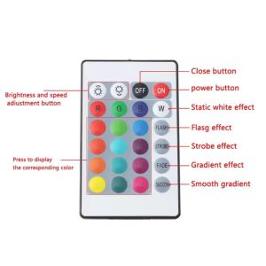 24key Wifi Smart App Control Led Lighting Controller For Rgb Led Light Strip