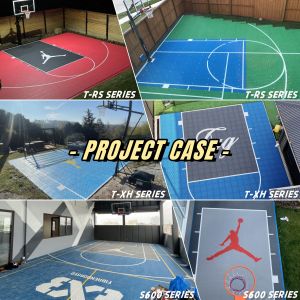 Outdoor PP Plastic Modular Interlocking Basketball Sports Court Flooring Tiles