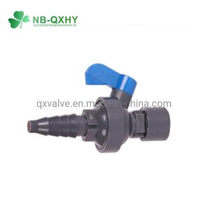Industrial Pipe Fittings Pn16 PVC Union Valve with Bottom Bracket