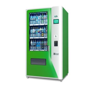 Quality Eco-friendly Bottle Reverse Vending Machine with Greenguard Remote Control Softwares and 500-800pack Storage Capacity for sale