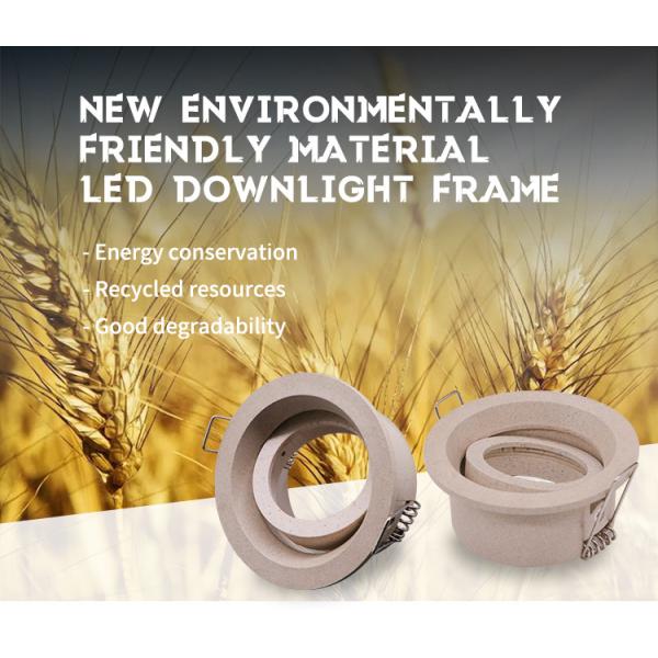 Adjustable Tilt Mr16 Recessed Lighting Housing Round 68mm Cutout Downlight Enclosure