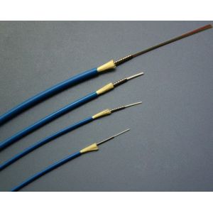 Computer Indoor Fiber Optic Armoured Patch Cord with LSZH Jacket Blue Yellow