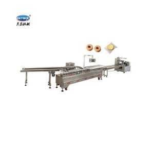 Siemens PLC Control Cream Filling Biscuit Sandwich Machine With Automatic