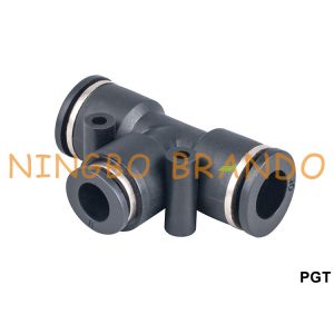 China 3 Way Punematic Fitting Reducer Tee PGT Air Tube Fitting on sale