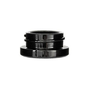 9ml Child Resistant Concentrate Glass Jars Thick Wall Small Black Jar with Black