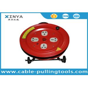 220V or 380V Portable Electric Cable Reel With 30m Cable For Power Construction