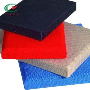 96kg/M3 Interior Fabric Acoustic Panel Soundproof Multiscene