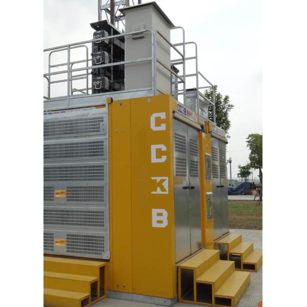 Buy Durable Temporary Construction Elevators , Low Starting Current Construction Site Elevator at wholesale prices