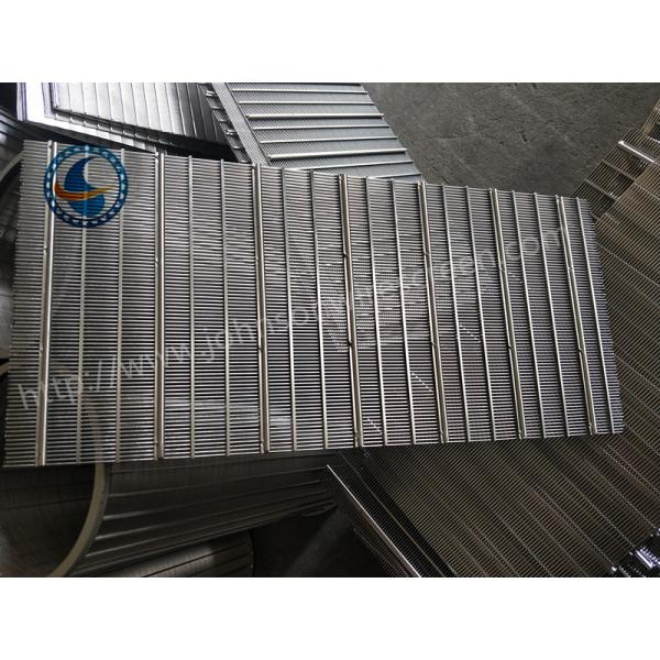 Buy High Precision 304 Stainless Sieve Screen , Wedge Wire Sheets 1.25mm Slot Size at wholesale prices