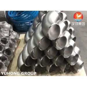 ASTM A815 S31803 S32205 Seamless / Welded Butt Weld Fittings Duplex Reduce 90