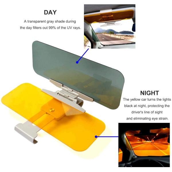 Shockproof Car Sun Visor Blocker Night Vision Driving Goggles Anti Glare