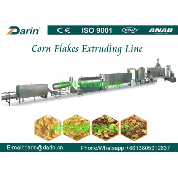 Buy Breakfast Fruit Loops / Cereal Corn Corn Flakes Production Line With CE Standard at wholesale prices