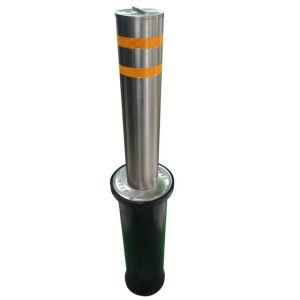 High Impact Resistance Manually Retractable Bollard 6±1mm Thickness for Security