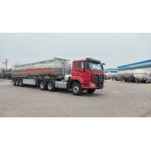 40CBM Petroleum Semi Tanker Trailer 3 Axles 7 Compartment
