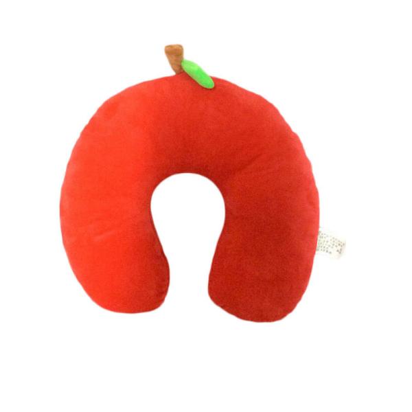 Buy Red Memory Cotton Slow Rebound U Pillow Travel Nap Plush Neck Pillow at wholesale prices