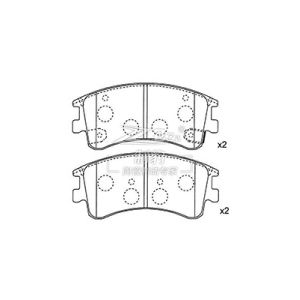 China Mazda M6,Ceramic Brake Pad,D957,G2YS-33-23Z,F on sale
