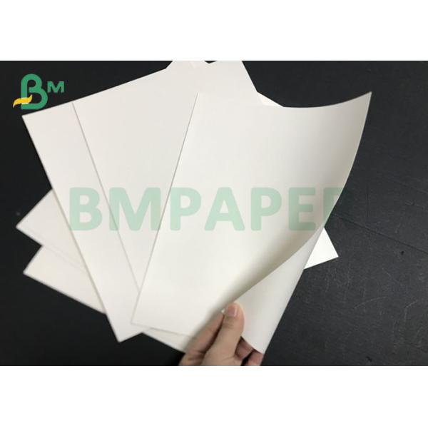 Food Bowl Material EU Certified 2 Sides Poly Laminated 215g / 235g Bleached Board