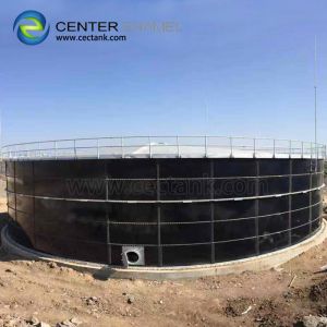 Quality Glossy Bolted Steel Water Tanks With AWWA D103-09 Standard for sale