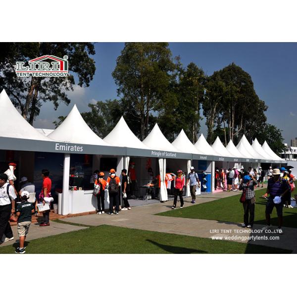 5X5M White Outdoor Event Tents With High Peak for Catering and Wine Festival