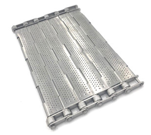 Buy High Temperature Wire Mesh Conveyor Belt Slat Band Plate at wholesale prices