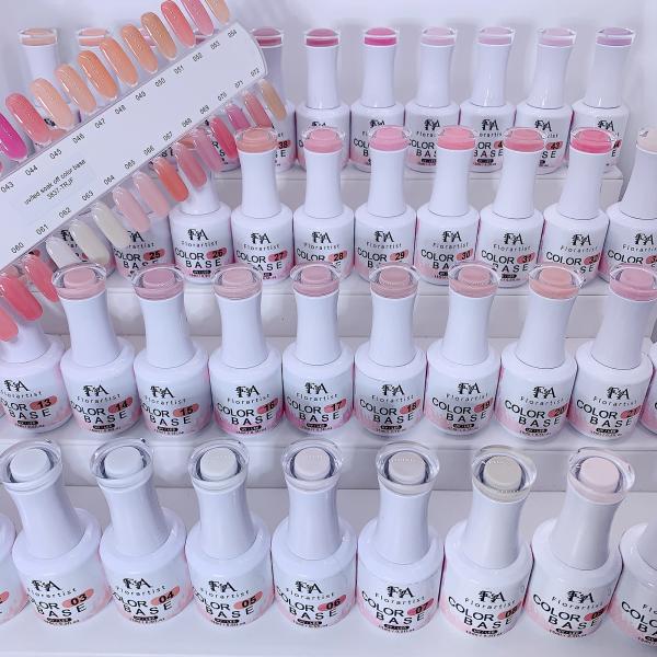 Private Label Logo UV LED Resin Odorless UV Gel Polish Set 120 Colors Rubber Base Gel Nails for All Seasons French Nails