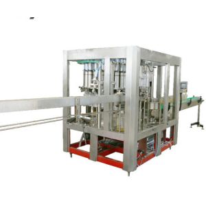 Rotary Vacuum Gravity Olive Oil Filling Machine 304 Stainless Steel