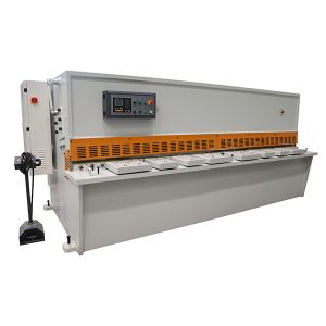 CNC Control System Accurate Adjustments on Hydraulic Swing Beam Shearing Machine