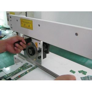 Operate Safely Blade-Moving V-Cut Pcb Separator with Round and Linear Blades