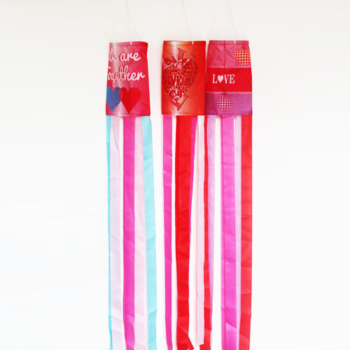 Buy Spring seasonal wind sock Valentine heart at wholesale prices
